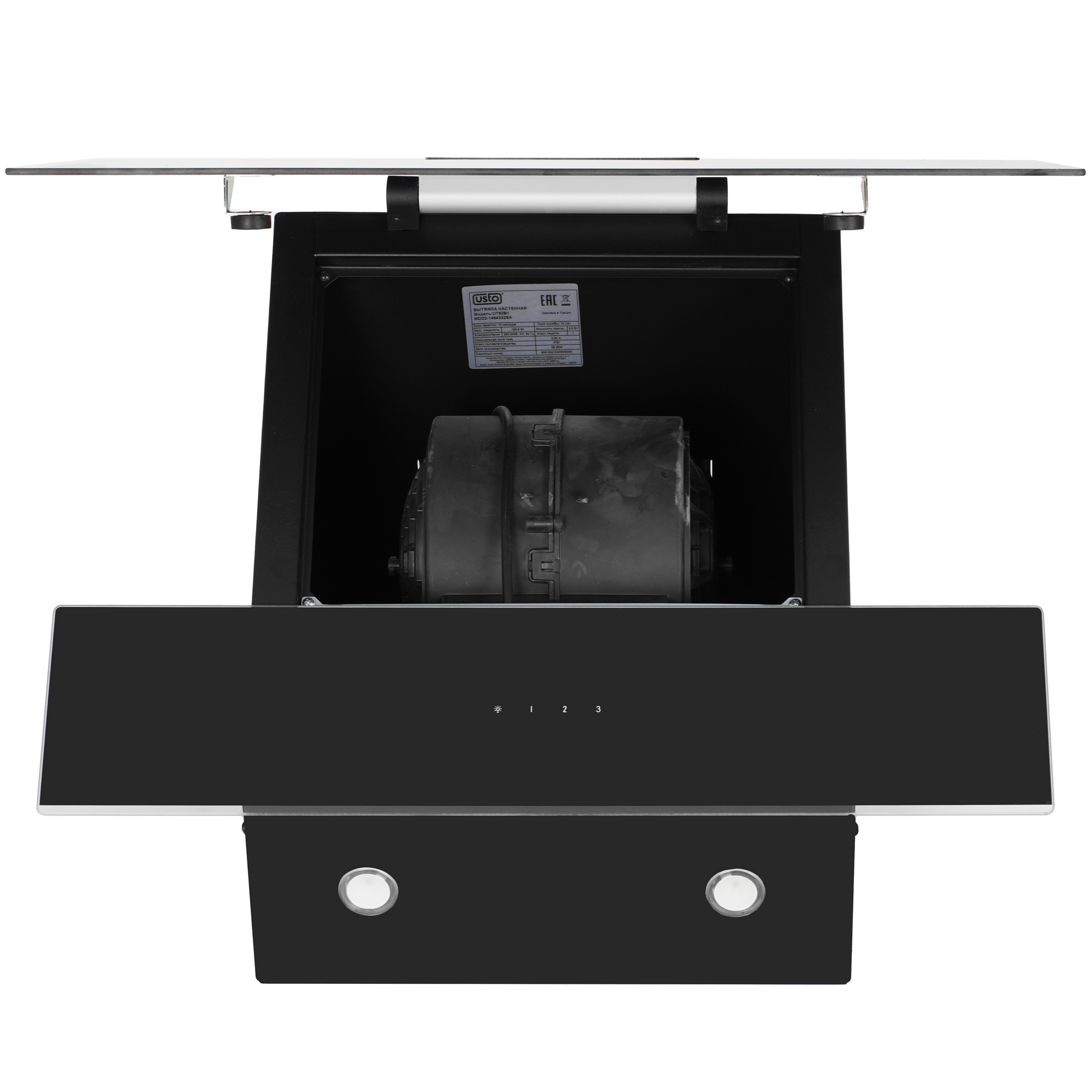 9280357 Вытяжка островная USTO UT62B1 черный/черный STDN-0035745 - Вид №7