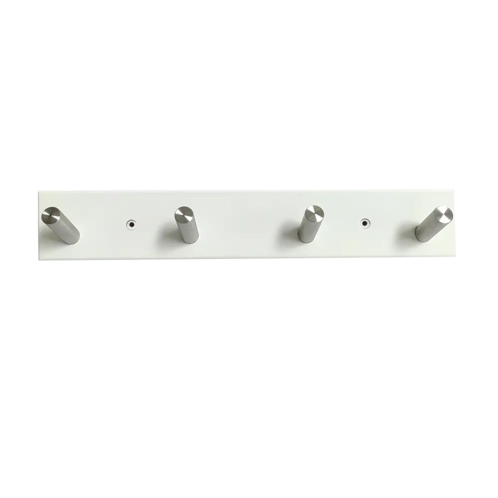 Вешалка настенная 4 крючка Koloro 36x6x6.5 см цвет белый 89388845 STLM-2108297 Santreyd Emma - Вид №2