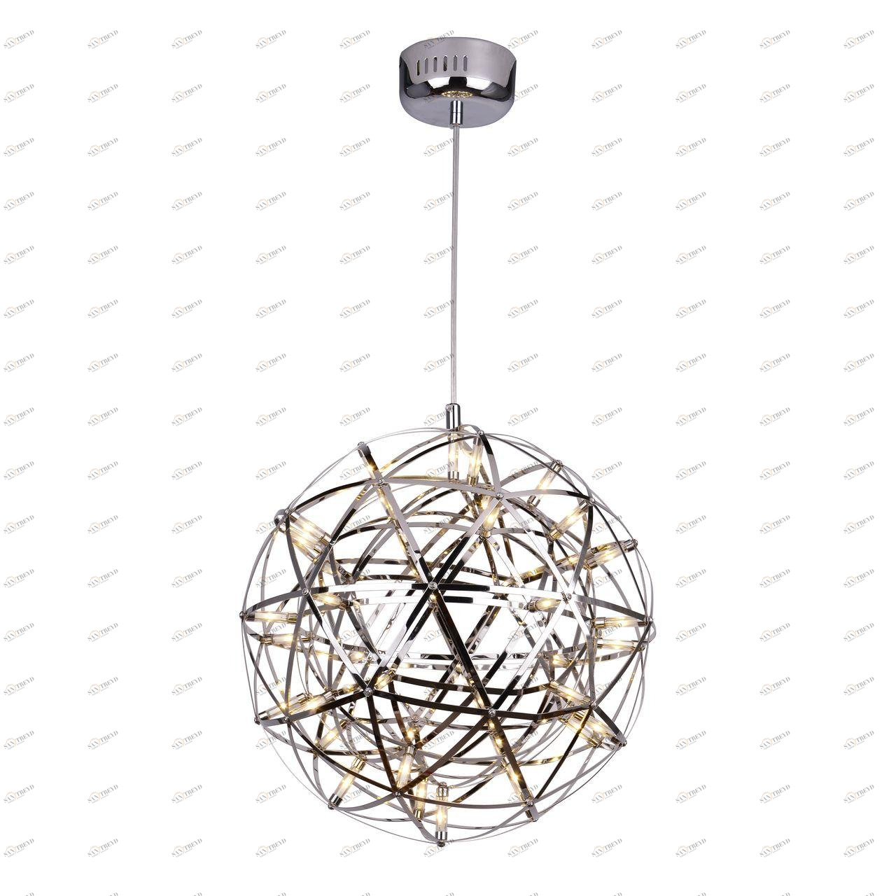 Подвесной светодиодный светильник Divinare 1030/02 SP-42 DIVINARE 1030 101794 Хром 