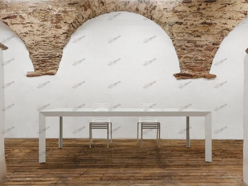 ALBED Прямоугольный стеклянный стол по контракту Nile sun-id-1373611