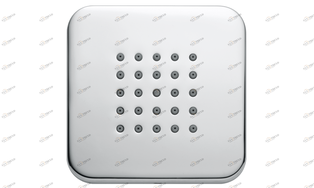 I00211 Потолочный & настенный душ Cubic Round Flat 100 x 100 mm - Box BOSSINI 