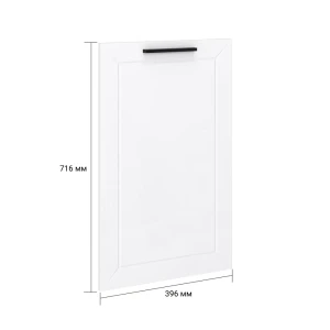 91675695 Фасад универсальный для кухонного шкафа 45x71.6 см Сурская мебель Глетчер МДФ цвет белый STLM-1436940