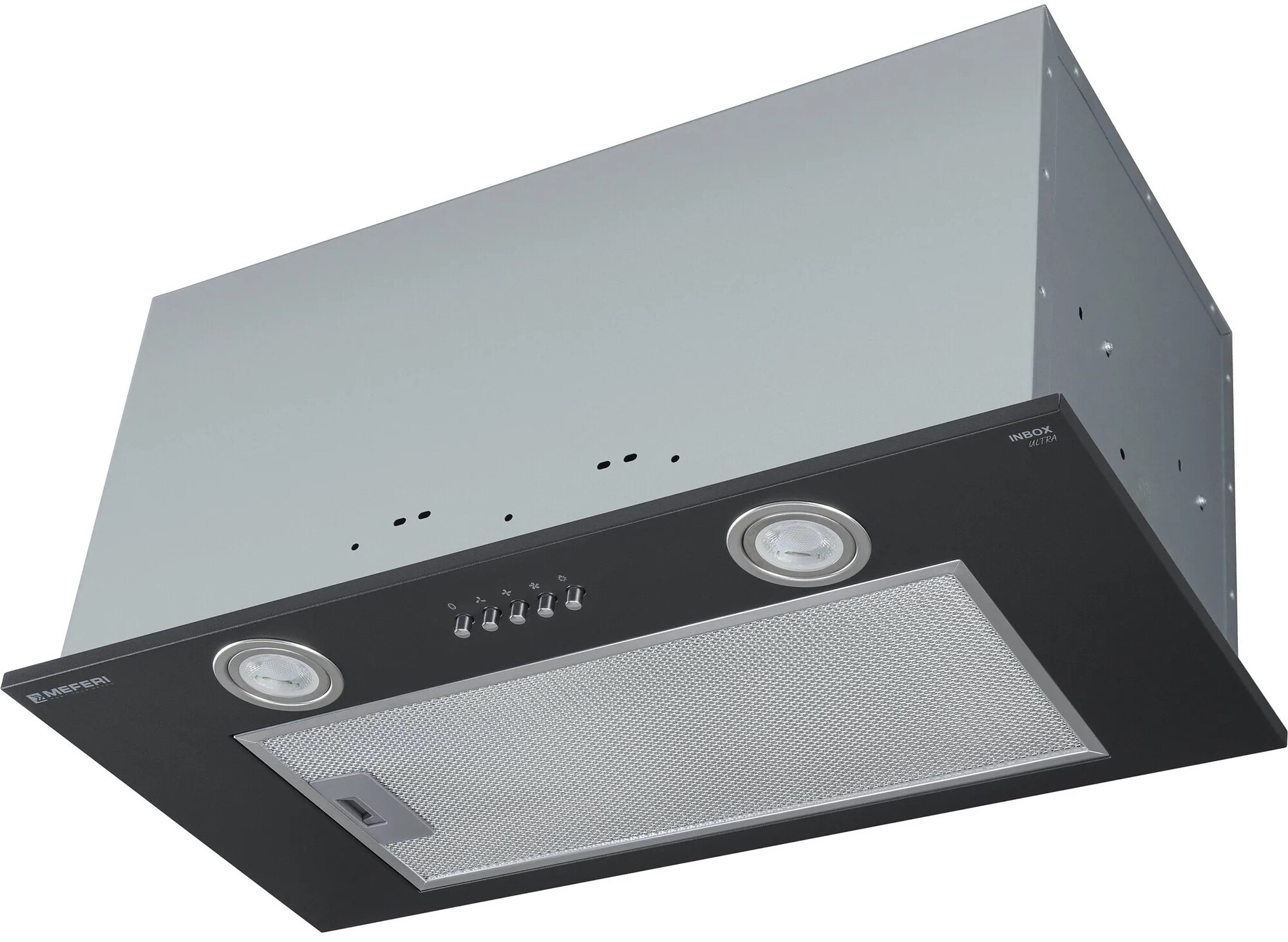 9168677 Вытяжка полновстраиваемая Meferi INBOX60BK ULTRA черный STDN-0047706 - Вид №2