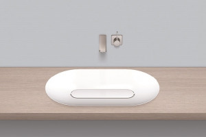 3520000400 Чашеобразная раковина, sb.o700.gs, белая, для простого ухода Alape серия GS (чашеобразные раковины)