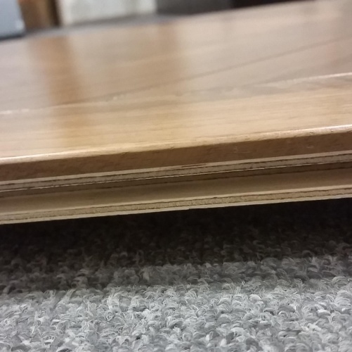 Модульный паркет Da Vinci Инженерный модульный паркет из ореха Кьяра Орех Европейский (Грецкий) Натур (Гладкая) 626х626 мм 2600600083 - Вид №8