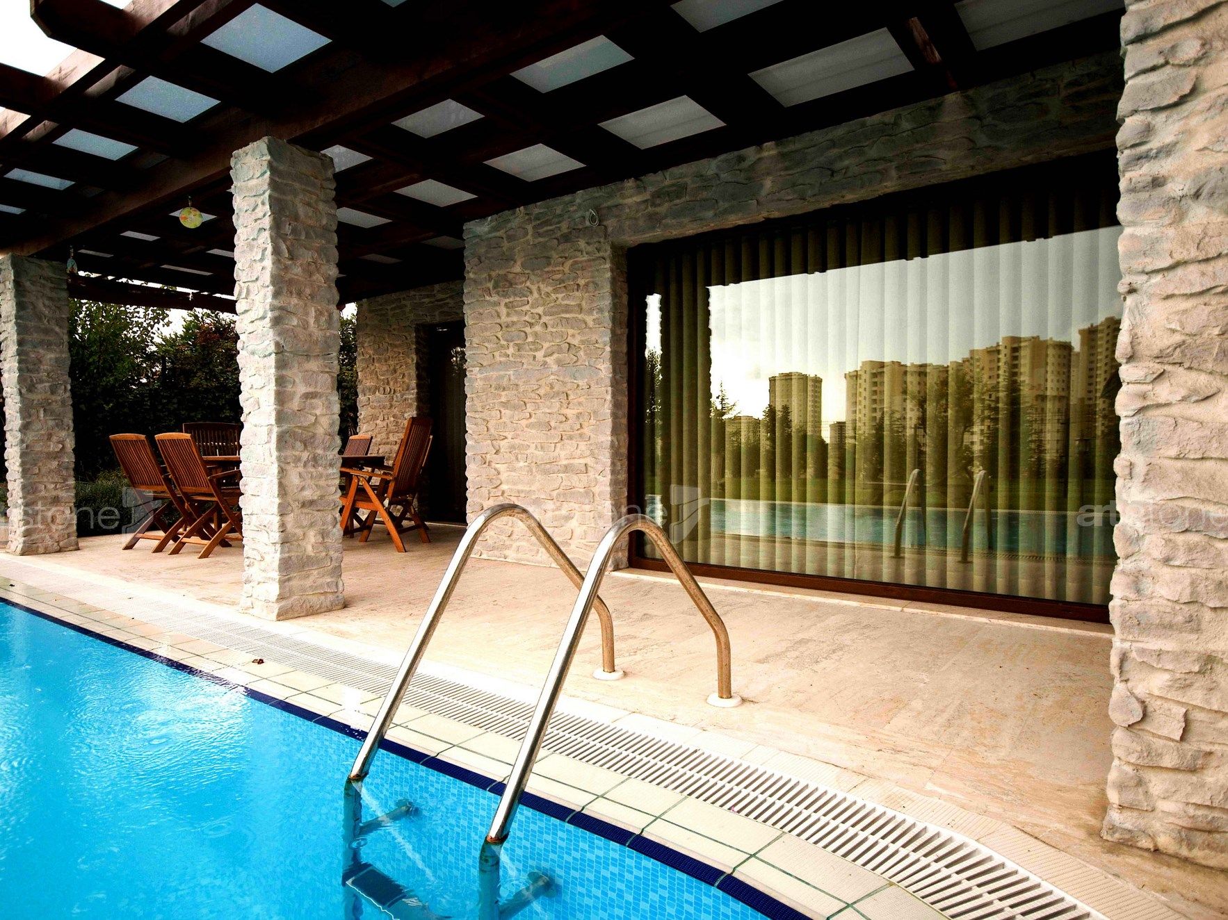 Панель с трехмерными эффектами из стекловолокна для внутреннего / наружного эффекта камня Artstone Panel Systems LAJAS ARCH-00110888 - Вид №5