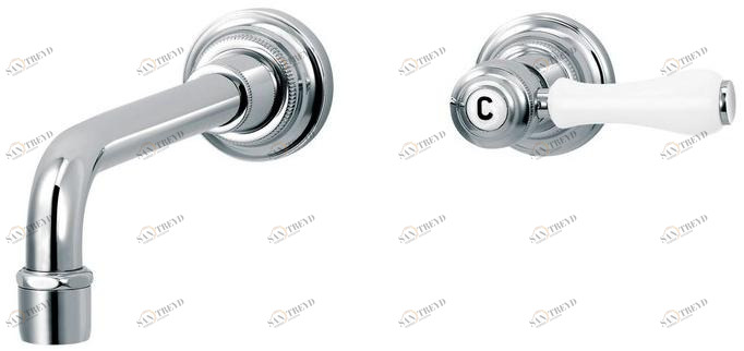 rvb Настенный смеситель для мойки на 2 отверстия 1935 limoges 1935.--.48