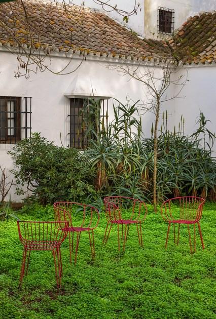 iSimar Штабелируемый садовый стул из оцинкованной стали Olivo 9133 - Вид №16