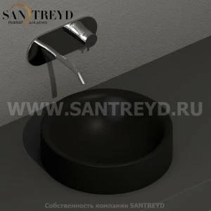 355831 Накладная раковина на столешницу  круглая Kerasan Nolita