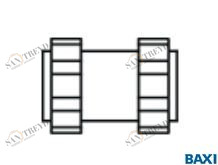 7105832- Комплект соединений газового патрубка (7105832-) BAXI 