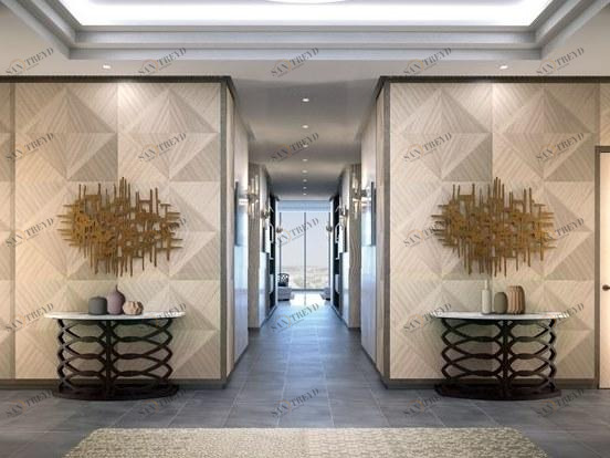 Carpanelli Деревянный консольный стол в стиле полумесяца в современном стиле Original lifestyle Mb63