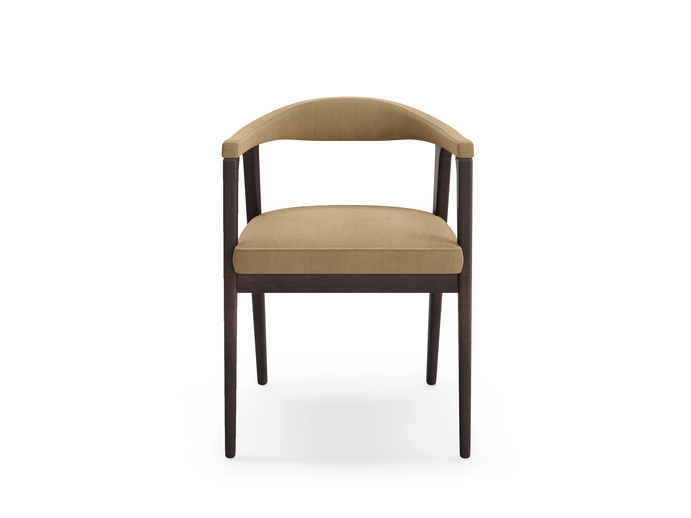 Деревянный мягкий стул с подлокотниками PRADDY Natur ARCH-00105048