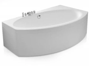 Gruppo Treesse Асимметричная угловая ванна Whirlpool Vasche angolari