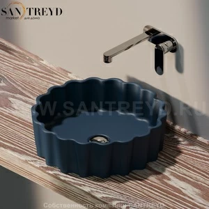 DZ46L7016 Накладная раковина на столешницу  круглая Ceramica Flaminia Doppio Zero