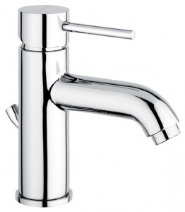 45003CR Emmevi Piper, однорычажный смеситель для раковины с донным клапаном, цвет хром