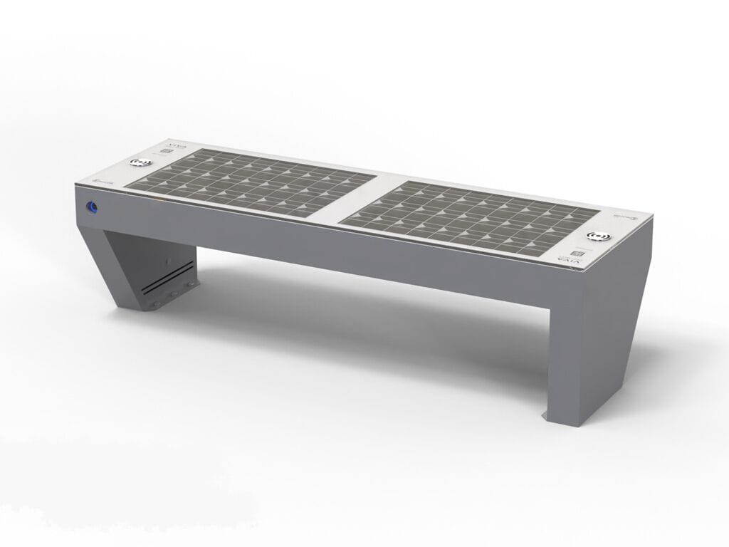 Скамья с USB-разъемом и беспроводной зарядкой EUROCOMITALIA VIVA FULL ARCH-00123854