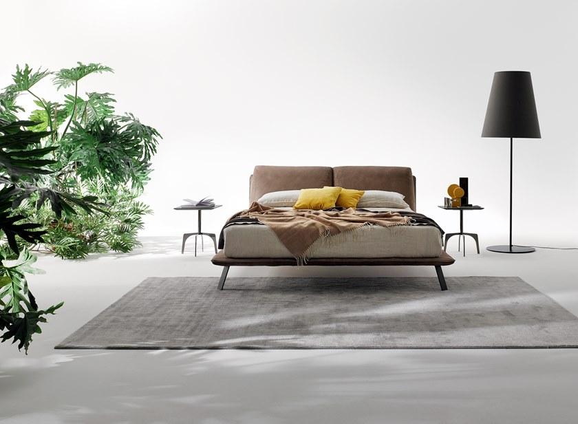 Ditre Italia Кровать двуспальная с обивкой кожей Kahana sun-id-1502831 - Вид №1