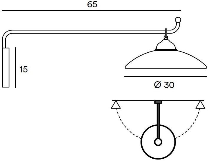 Gibas Регулируемый настенный светильник Baja 902/43 - Вид №2