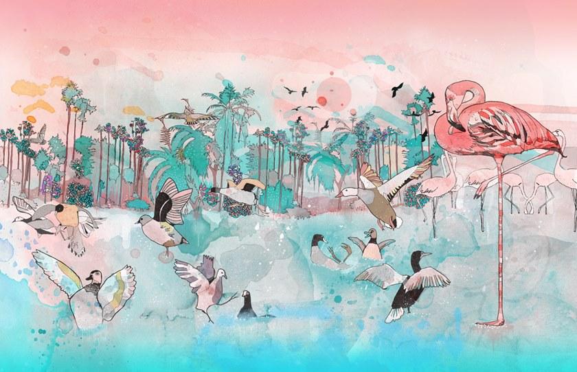 MOMENTI Авторский художественный принт Crazy home paintings Gi-025 - Вид №1