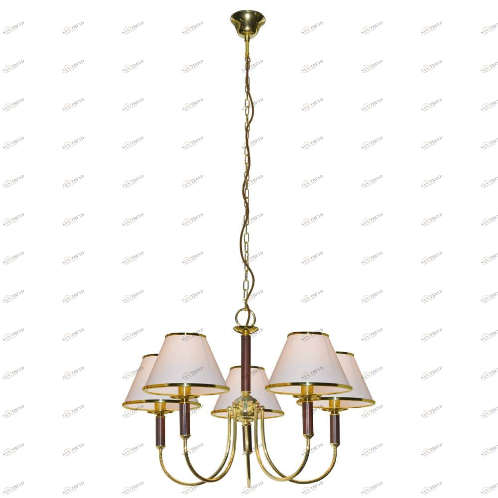 Подвесная люстра Arte Lamp Catrin A3545LM-5GO ARTE LAMP CATRIN 056544 Белый 