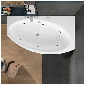 Ванна Gruppo tressee Suri 175 AWA-V275N-DX белая с гидромассажем аэромассажем угловая большая правая