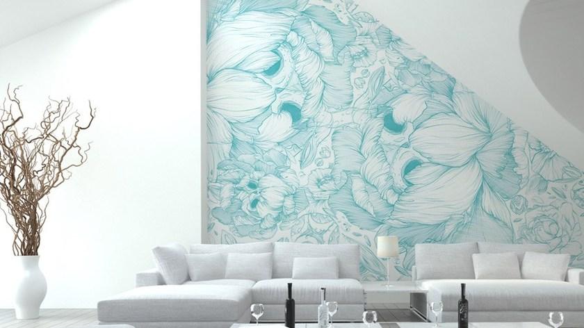 GLAMORA Моющиеся виниловые обои с цветочными мотивами Softly sun-id-1378839 - Вид №3