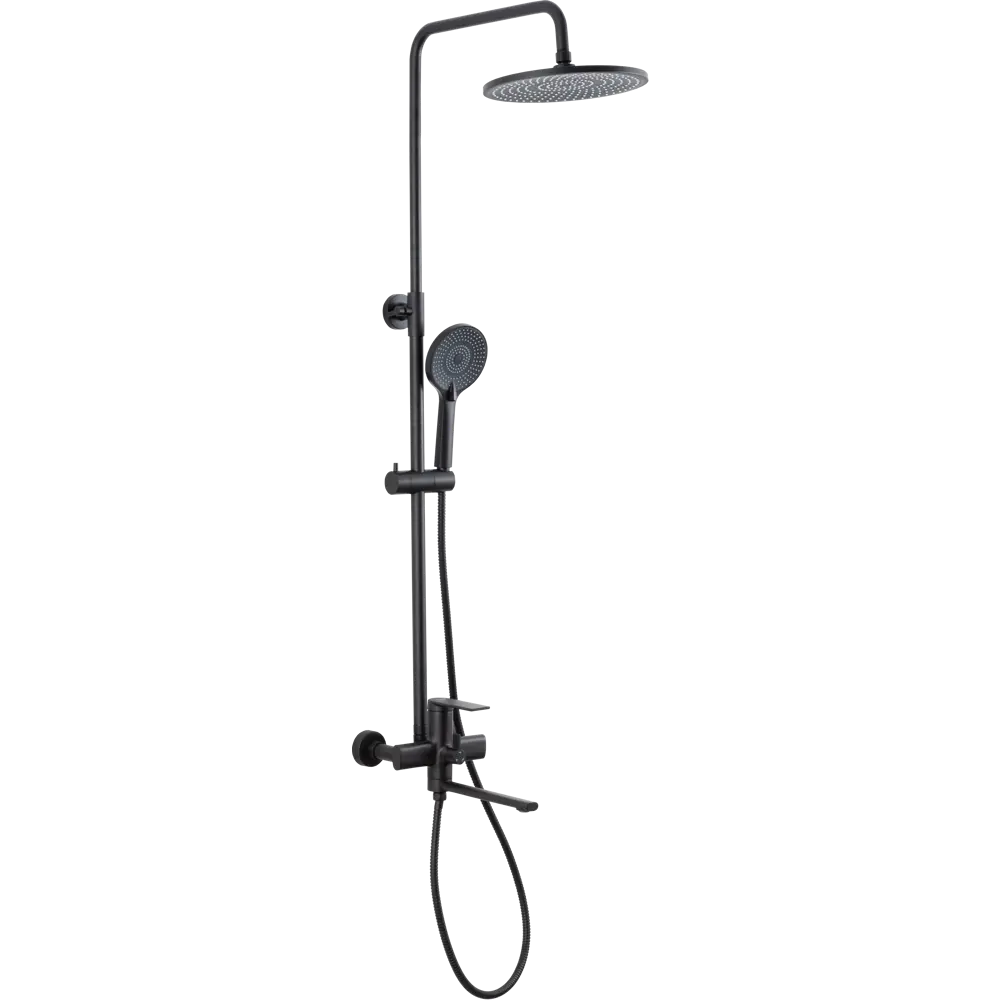 Душевая система FRAP Arne с 3 режимами и черным матовым покрытием 89359060 STLM-0992902 - Вид №2