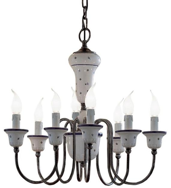 FERROLUCE Керамическая люстра Sanremo C270-12/3/5/8 - Вид №2