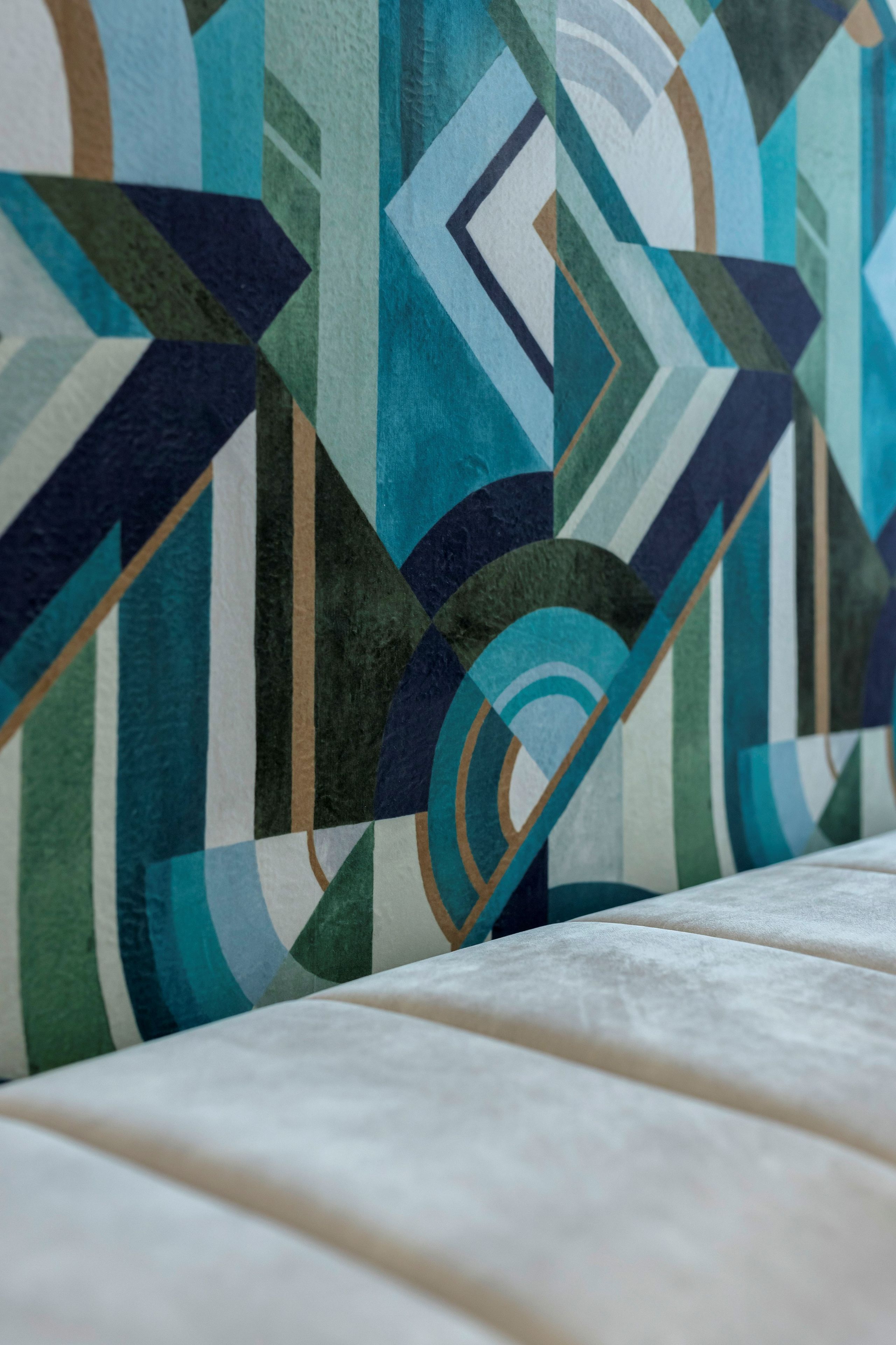 Мягкая скамейка из ткани Stylish Club Земля ARCH-00019504 - Вид №5