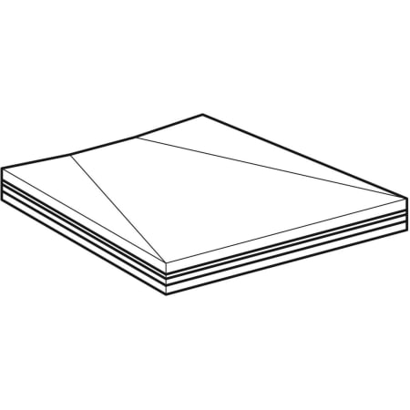 154.254.00.1 Душевая панель Geberit под кафель, с V-образным уклоном Geberit  - Вид №1