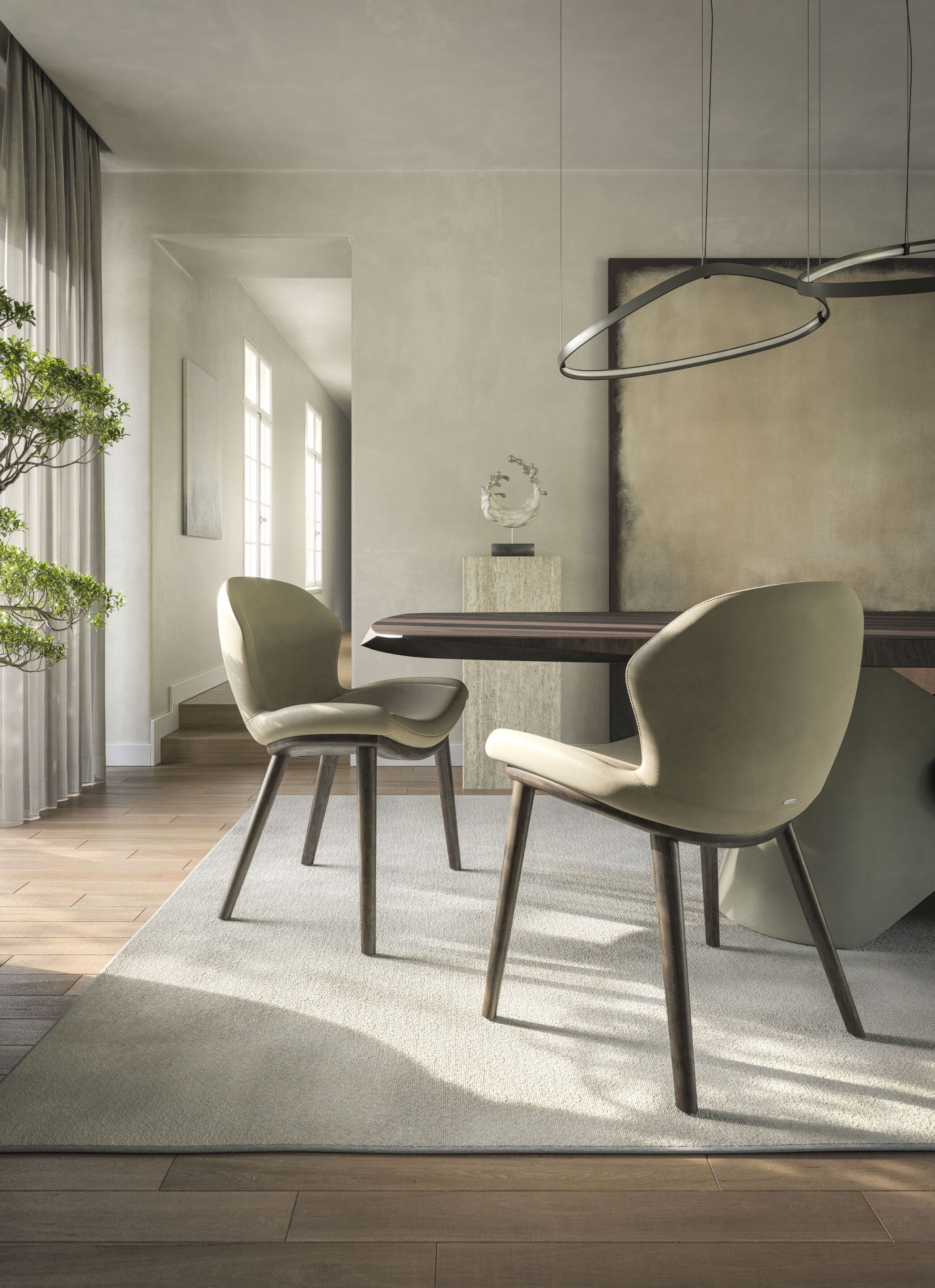 Кожаный стул Cattelan italia Rachel ARCH-00122968 - Вид №2