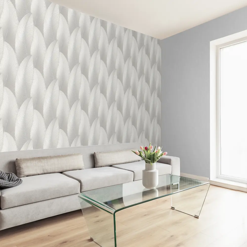 Victoria Stenova Dubai: серые флизелиновые обои с рельефной текстурой 83616599 STLM-0042810 - Вид №3