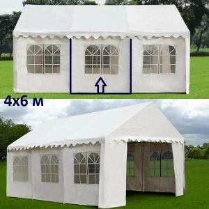 Шатер для отдыха 4х6 м AFM-1026W White AFINA  130471 Белый