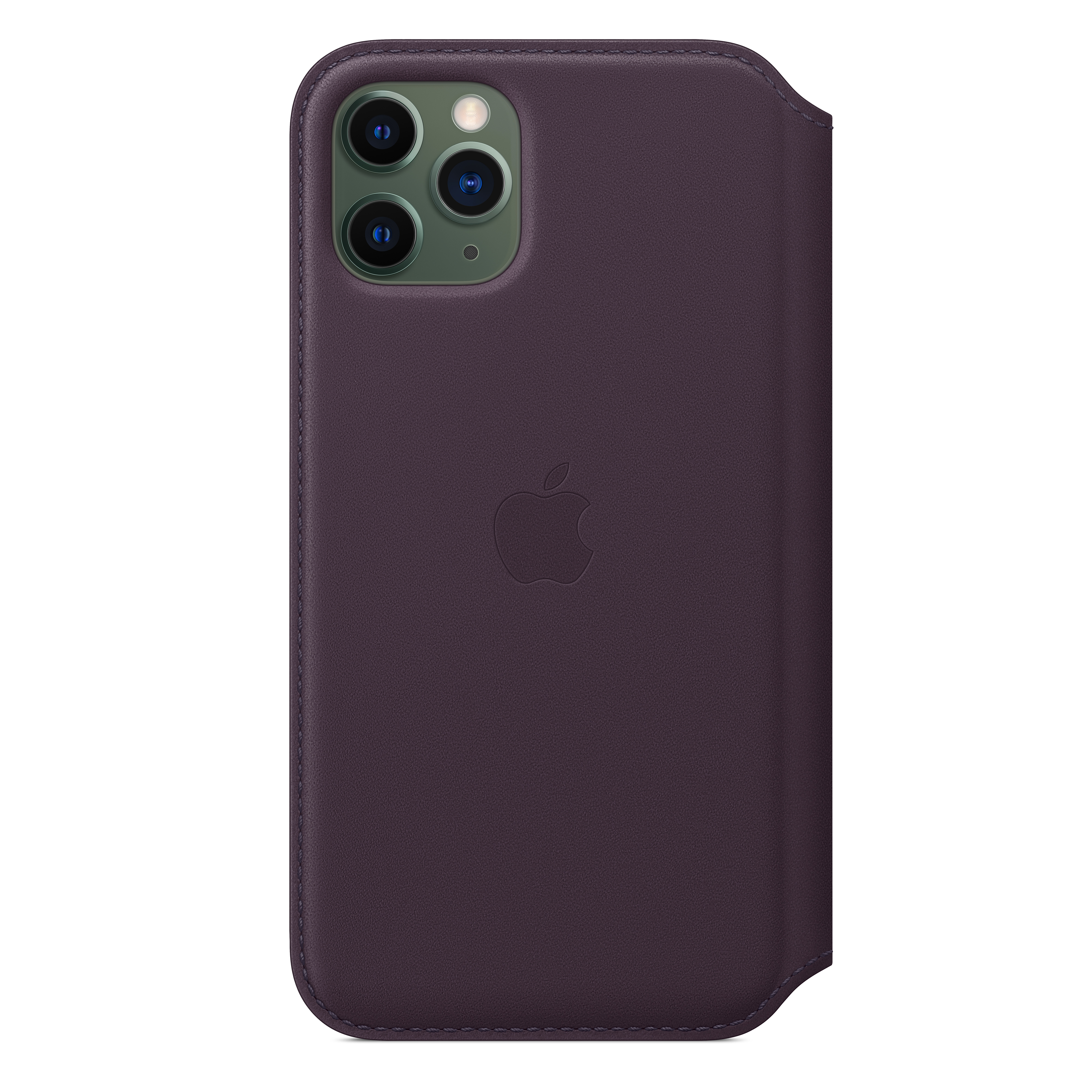 MX072ZM/A Iphone 11 pro leather folio - aubergine Apple Santreyd  - Вид №2