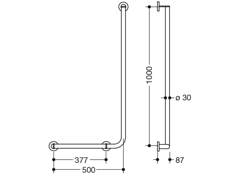 900.22.13860 угловая ручка HEWI System 900 - Вид №4
