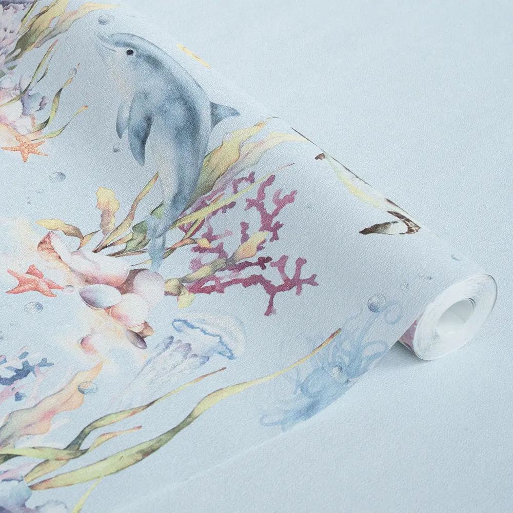 Обои флизелиновые Wall Up Dream Океан голубые 1.06 м 654226 DREAMLAND STLM-2147201 - Вид №2
