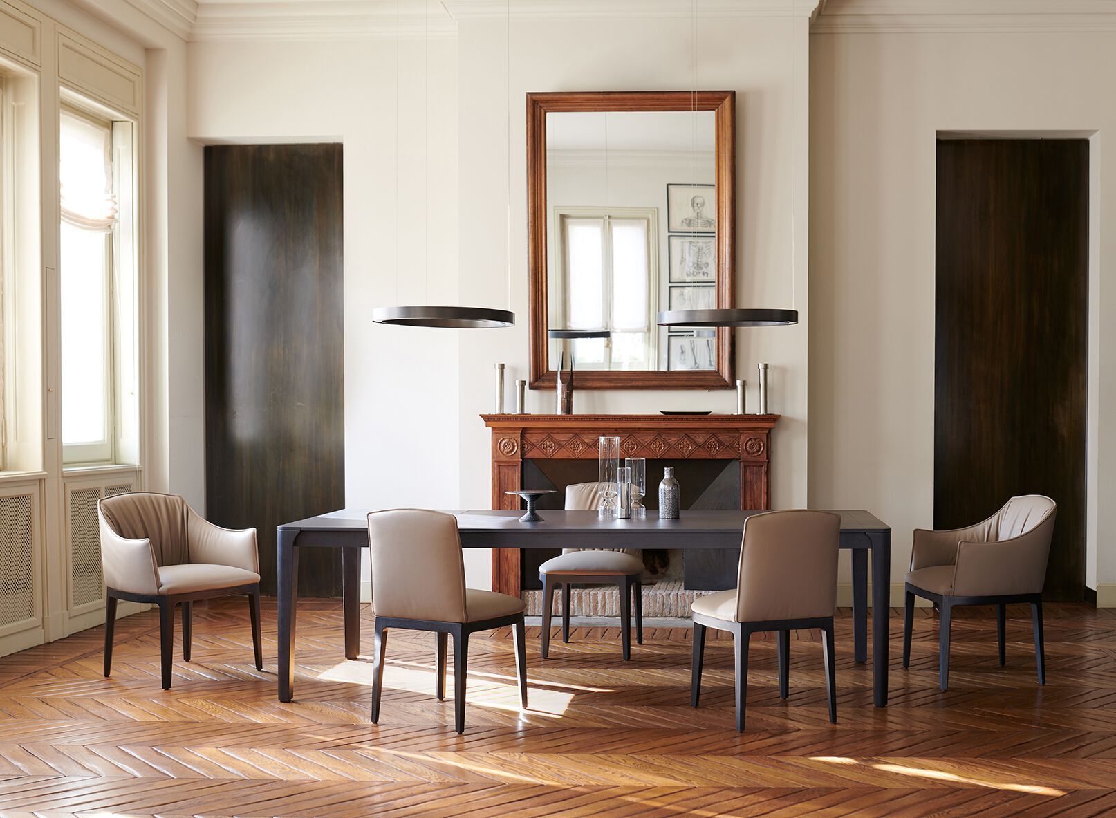 Мягкий стул из ткани Potocco ARCH-00048088 - Вид №2