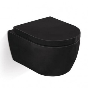 СТ2038black Подвесной унитаз безободковый SSWW CT