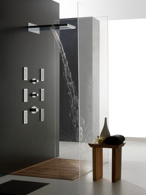 ZAZZERI Настенная лейка тропического душа с 2 струями Shirò Shiro sun-id-1346474 - Вид №3