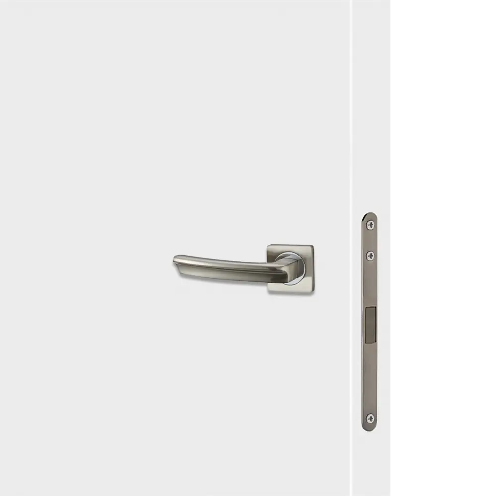 Дверь межкомнатная глухая Invisible 60x220 см цвет белый с замком левая 89433715 STLM-2132732 VELLDORIS  - Вид №4