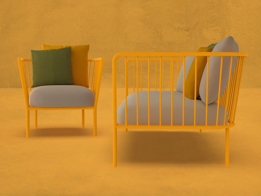 Diabla Кресло из термолакированного алюминия с подлокотниками Arp sun-id-1477853 - Вид №4