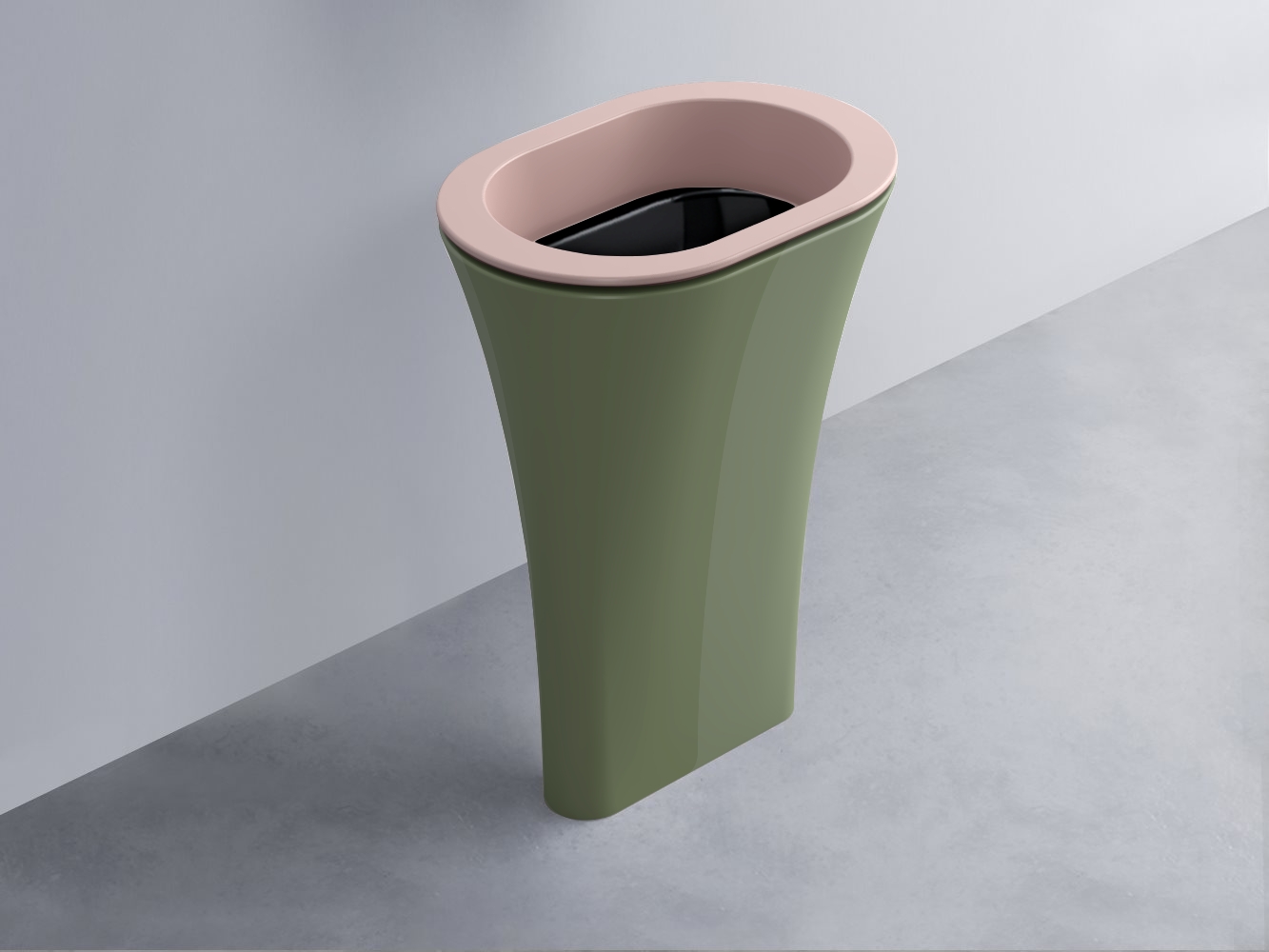 AMLA65-CP+AMPILO-N+AMCOLO-AG Раковина Amedeo Ovale отдельностоящая cielo Enjoy + Amedeo Ceramica Cielo