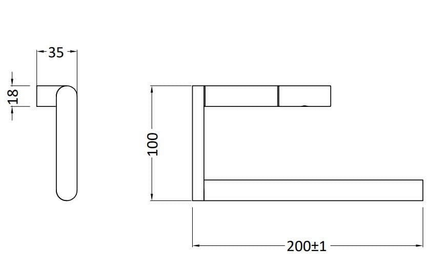 Держатель для полотенец CROSSWATER MPRO ARCH-00075116 - Вид №2