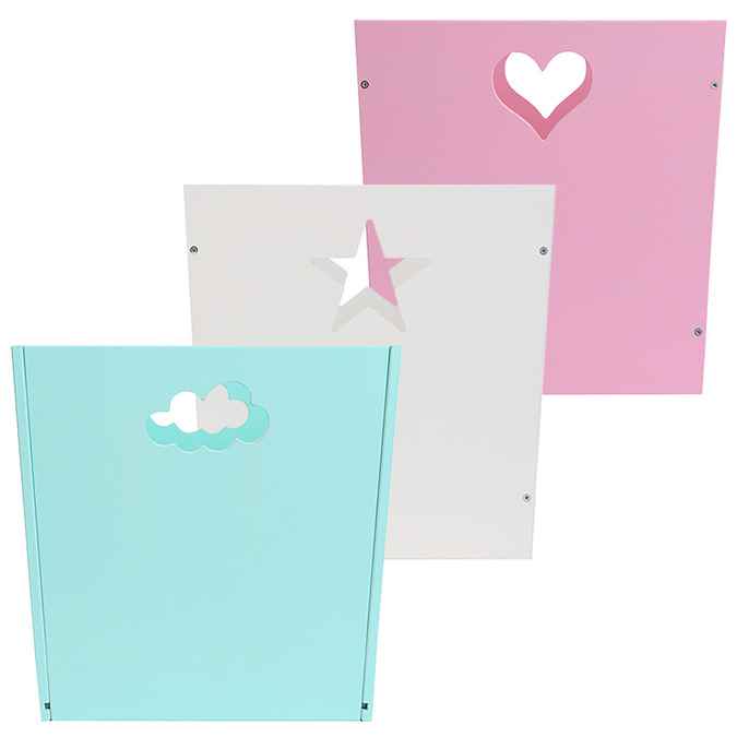 Деревянный ящик для игрушек, белый со звездочкой VAMVIGVAM  282039 Белый Santreyd  - Вид №5