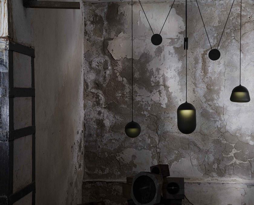 BROKIS Подвесной светильник из дутого стекла и металла Planets sun-id-1487500 - Вид №4