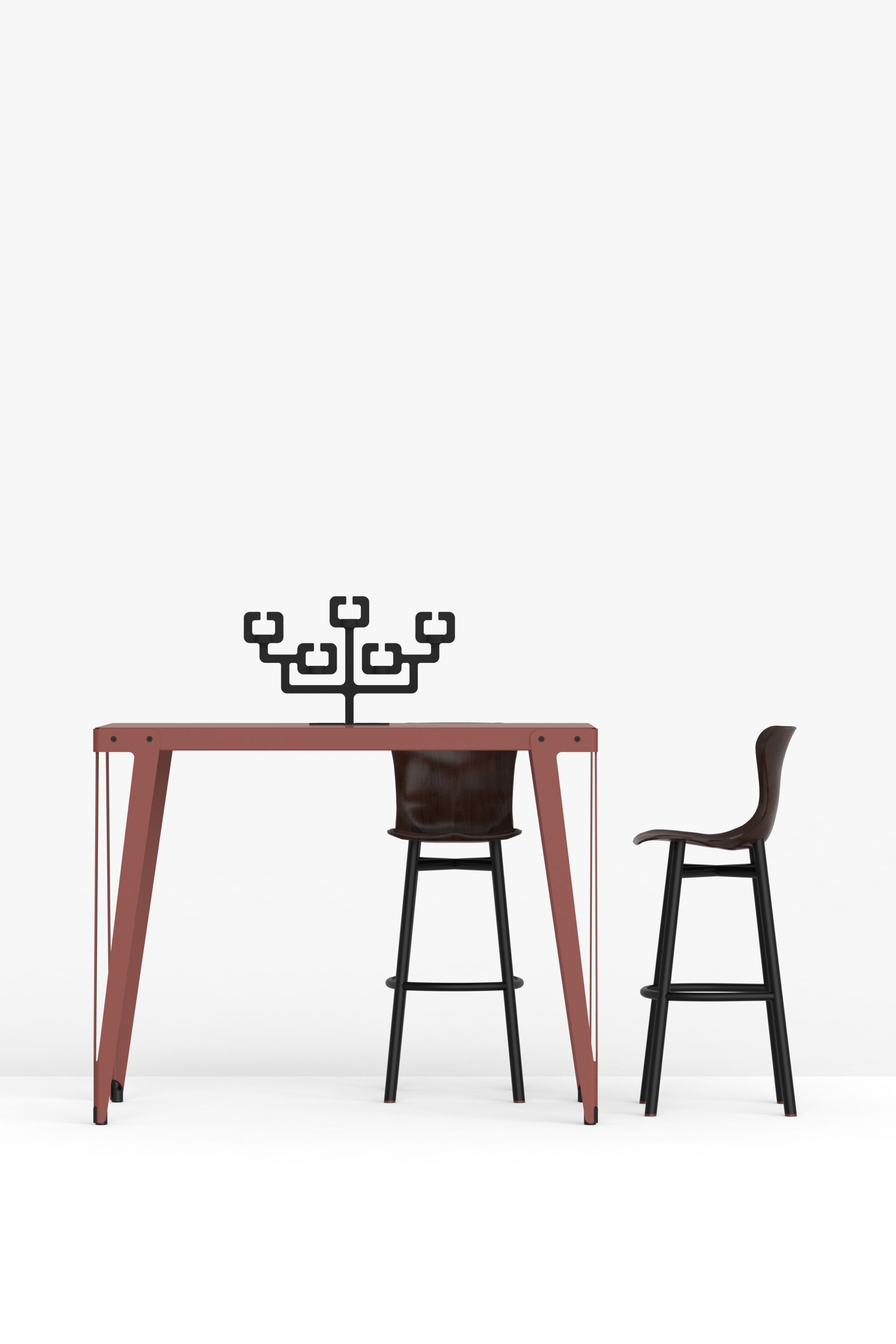 Деревянный барный стул со спинкой FUNCTIONALS Wendela ARCH-00014726 - Вид №3