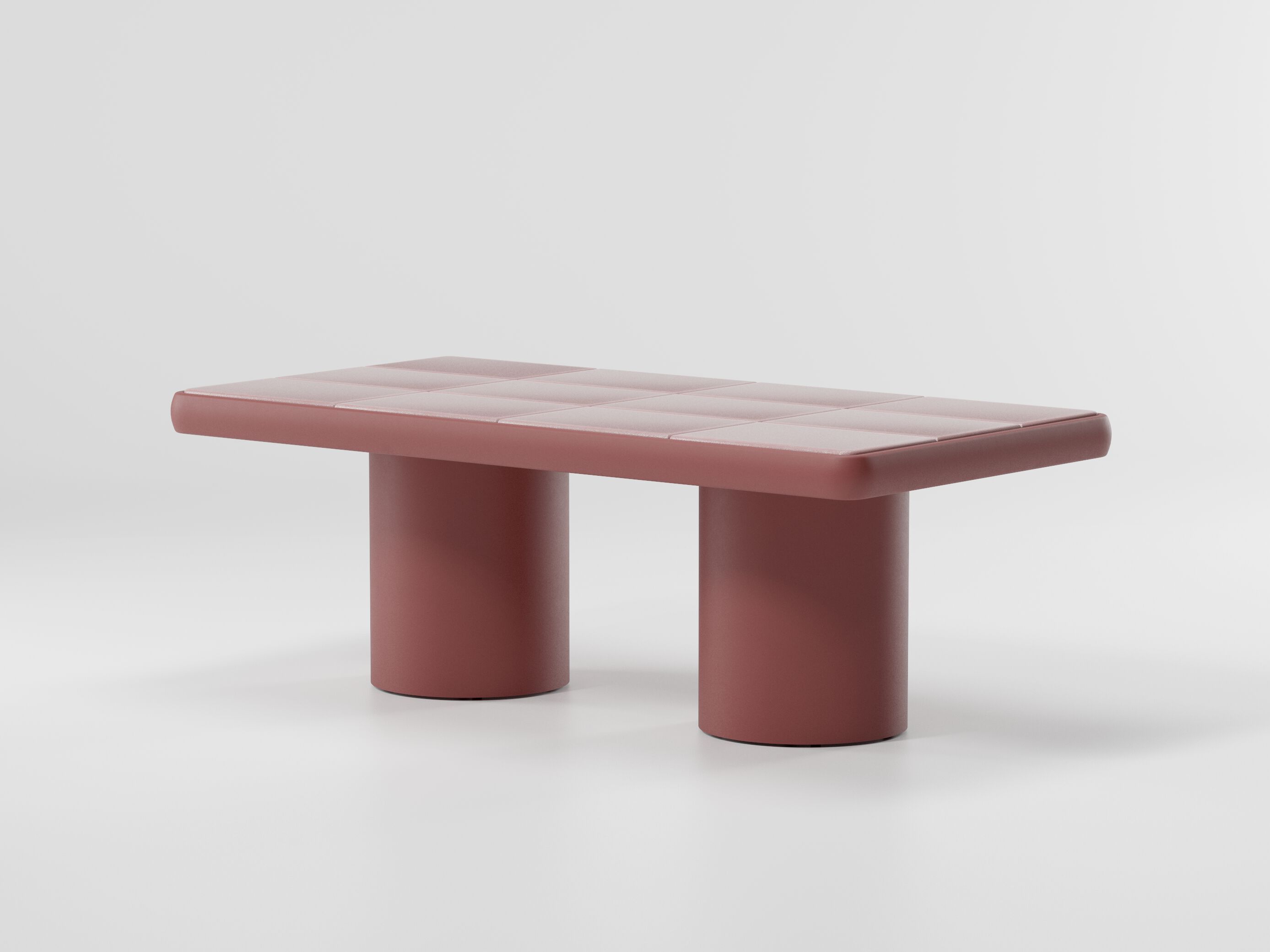 Прямоугольный садовый стол с керамическим верхом Kettal Insula ARCH-00142030