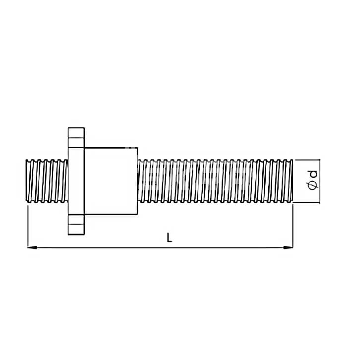IS404 Винт ШВП SFUR2005 ISKRA  - Вид №1