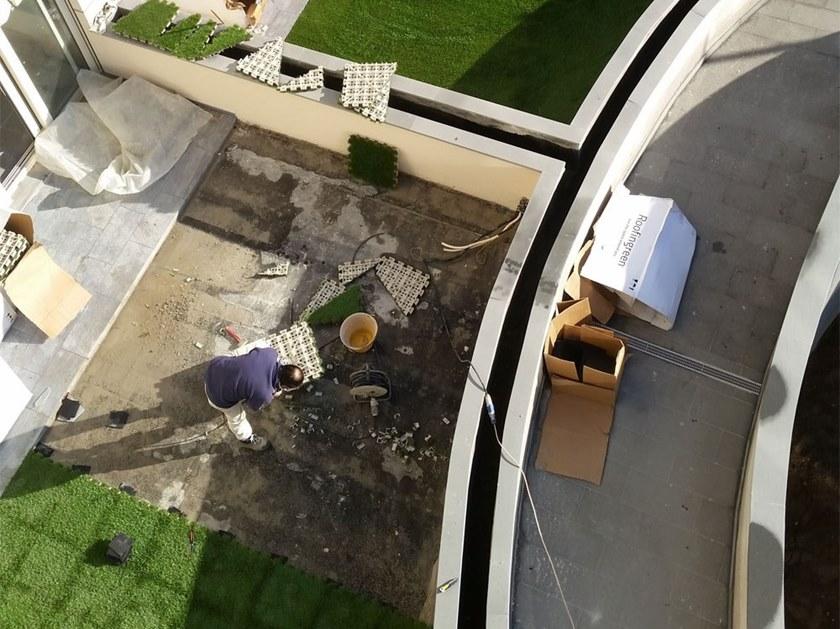 Roofingreen Модульное водосточное покрытие с покрытием из синтетической травы sun-id-1424699 - Вид №8