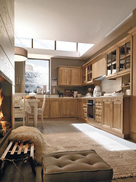 Martini Interiors Линейная кухня на заказ из орехового дерева Convivio sun-id-1437264 - Вид №2